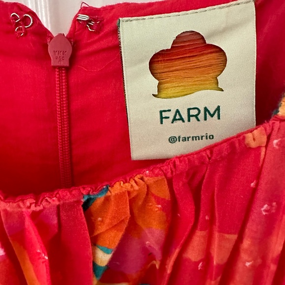 FARM Rio beautiful dress size large worn only a few times - Picture 2 of 3